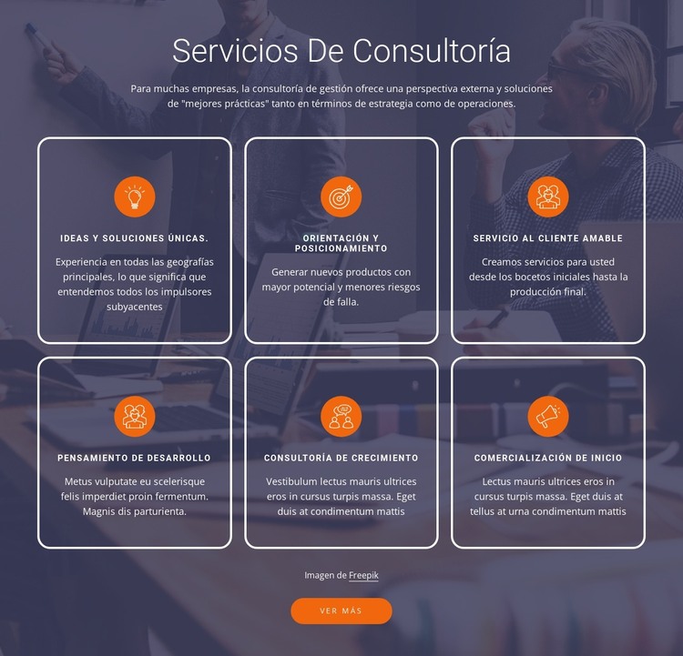 Trabajamos con startups y empresas consolidadas Plantilla HTML