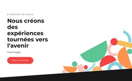 Traduire 100 Ans De Service En Un Avenir Numérique - Modèle De Page HTML