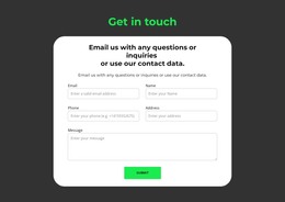 Submission Form - Basic HTML Template