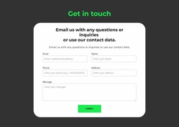 Submission Form - Builder HTML