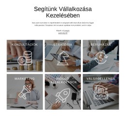 Segítünk Vállalkozása Kezelésében Alap Html Sablon CSS-Sel