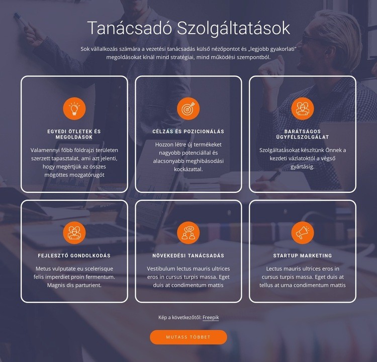 Kezdő és bejáratott cégekkel dolgozunk együtt CSS sablon