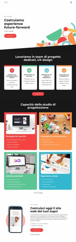 Progettiamo Pensando Al Futuro - Bellissimo Design Del Sito Web