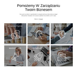 Pomagamy Zarządzać Twoim Biznesem - Prosty Szablon HTML