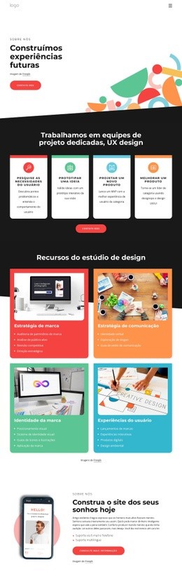 Projetamos Com O Futuro Em Mente - Modelos De Sites Responsivos