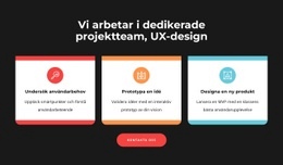 Vi Skapar Superhäftiga Grafiska Mönster – Responsiv Webbdesign