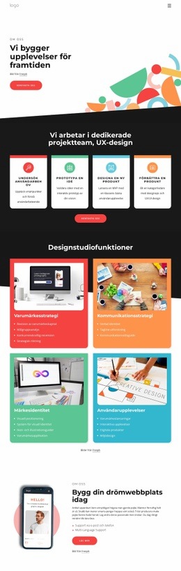 Vi Designar Med Framtiden I Åtanke - Responsiva Webbplatsmallar
