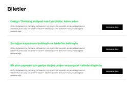 Bilet Satın Al - HTML Sayfası Şablonu