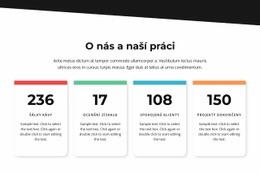 O Nás A Designu Naší Práce – Webová Šablona HTML