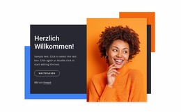 Willkommensblock Mit Formen - Ultimative Joomla-Vorlage