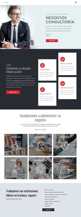 Estrategia Financiera Exitosa - Maqueta De Sitio Web Funcional