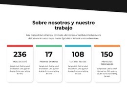 Herramienta De Maquetación De Sitio Web Para Sobre Nosotros Y Nuestro Diseño De Trabajo