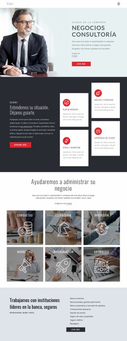 Estrategia Financiera Exitosa Plantillas Html5 Responsivas Gratuitas