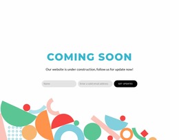 Coming Soon Block Design - HTML Builder Drag And Drop