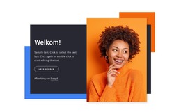 Welkomstblok Met Vormen - Bootstrap-Sjabloon