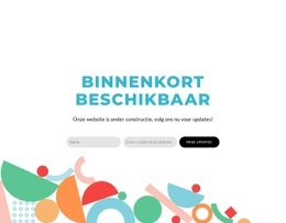 Binnenkort Blokontwerp - HTML Builder Drag And Drop