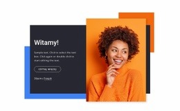 Blok Powitalny Z Kształtami - HTML Web Page Builder