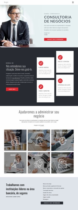 Estratégia Financeira De Sucesso - Design De Site Personalizado