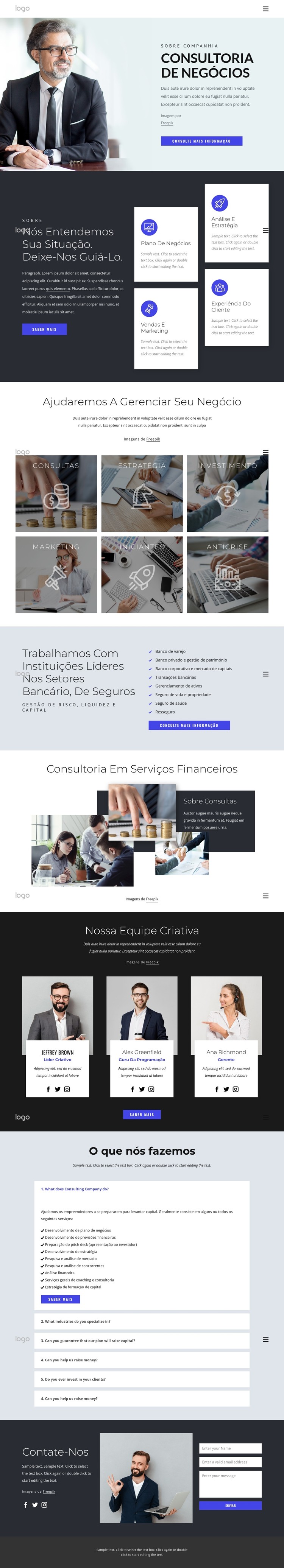 Estratégia financeira de sucesso Template CSS