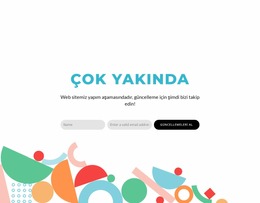 Çok Yakında Blok Tasarımı - Basit Joomla Şablonu