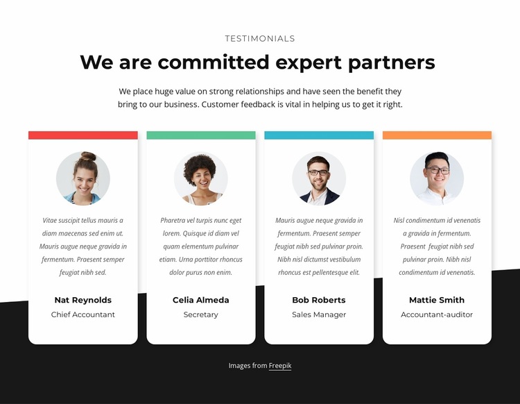 Expert partners consulting Website Design