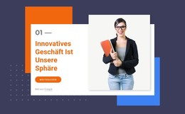 Innovatives Geschäft In Unserer Sphäre – Vorlage Für Webentwicklung