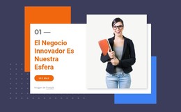 Negocio Innovador En Nuestro Ámbito - Plantilla De Desarrollo Web