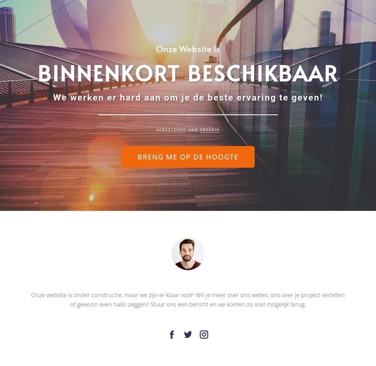 Binnenkort in het rooster Html Website Builder