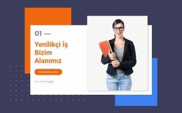 Alanımızda Yenilikçi Iş - Çok Amaçlı Web Sitesi Modeli