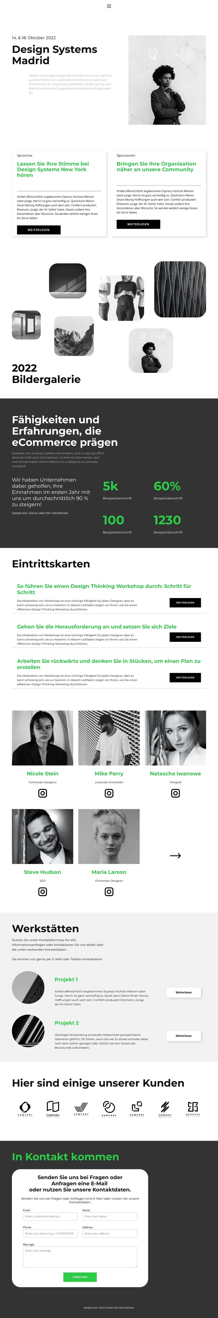 Kommen Sie zur Veranstaltung CSS-Vorlage