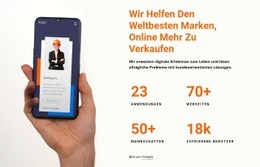 Wir Helfen Marken Dabei, Mehr Online Zu Verkaufen – Einfache Einseitenvorlage