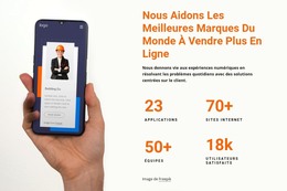 Nous Aidons Les Marques À Vendre Plus En Ligne Modèle HTML