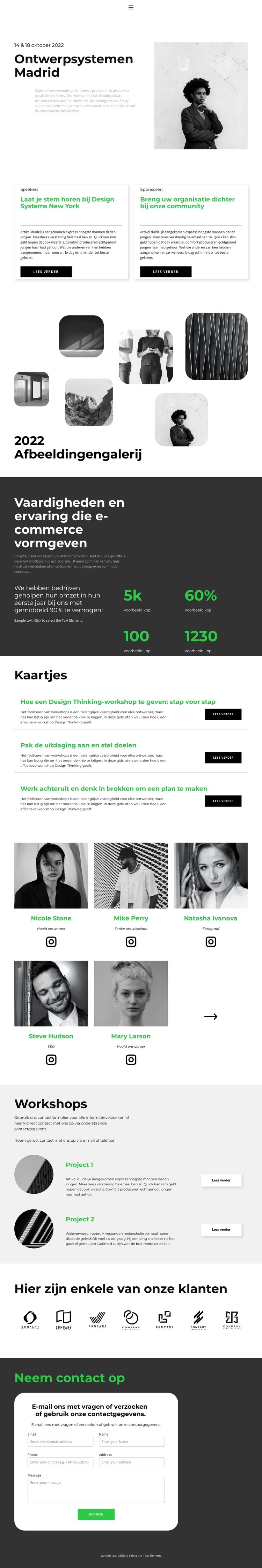 Kom naar het evenement Html Website Builder