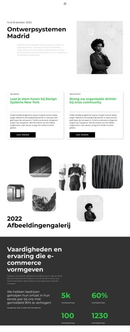 Responsieve Websjabloon Voor Kom Naar Het Evenement