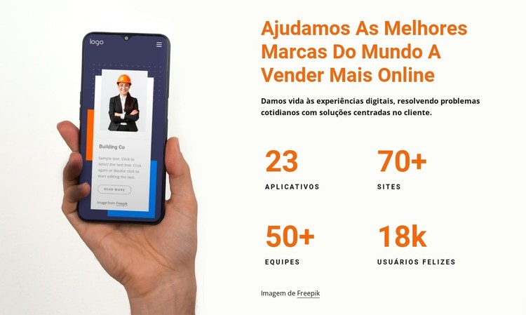 Ajudamos as marcas a vender mais online Template CSS