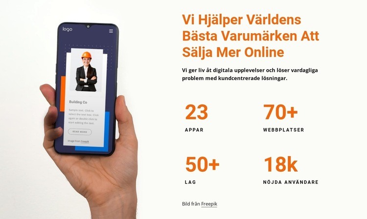 Vi hjälper varumärken att sälja mer online Hemsidedesign