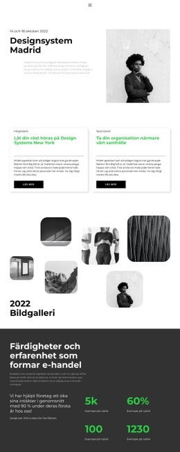 Kom Till Eventet - HTML-Webbplatsmall