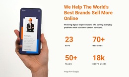 We Help Brands Sell More Online - Website Template