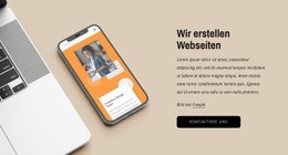Wir Erstellen Beauty-Websites - Schöne Zielseite