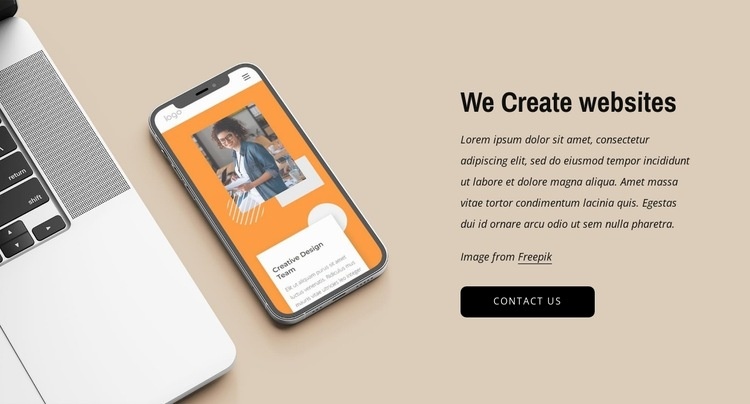 We create beauty websites Homepage Design