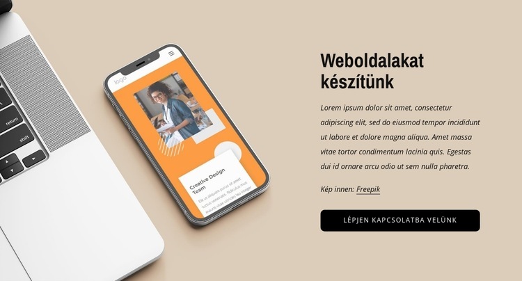 Szépségápolási weboldalakat készítünk CSS sablon