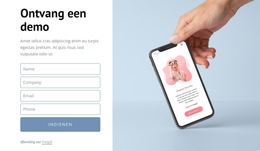 Ontvang Een Demo Website-Ontwerp CSS-Sjabloon