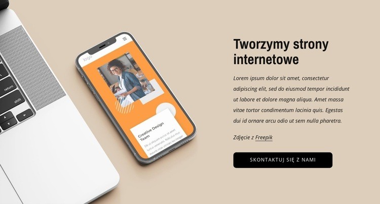 Tworzymy serwisy kosmetyczne Makieta strony internetowej