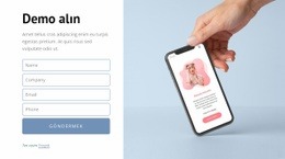 Bir Demo Web Sitesi Tasarımı Edinin Şablon