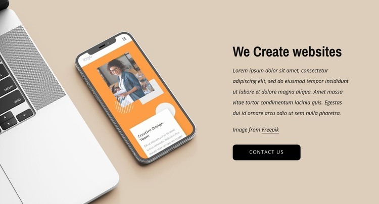 We create beauty websites Web Page Design