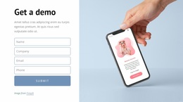 Get A Demo Website Design - Simple Design