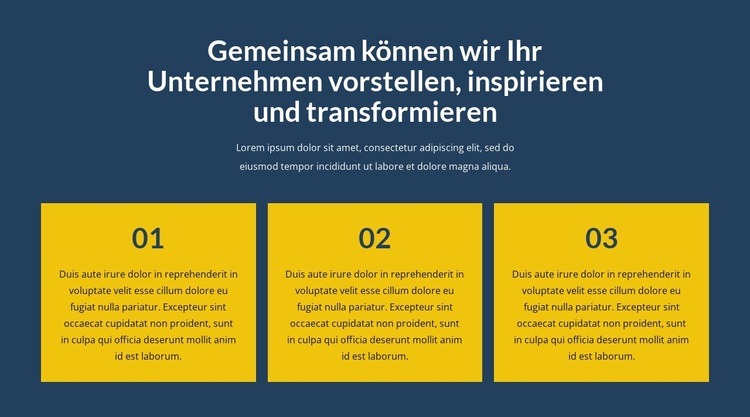 Transformieren Sie Ihr Unternehmen mit uns Website design