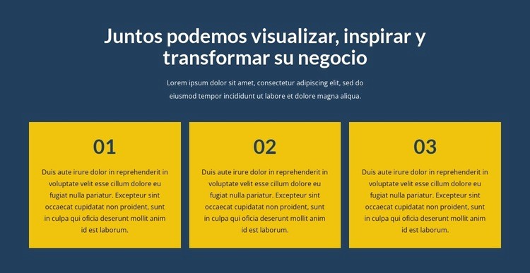 Transforma tu negocio con nosotros Página de destino