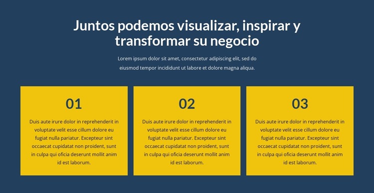 Transforma tu negocio con nosotros Plantilla Joomla