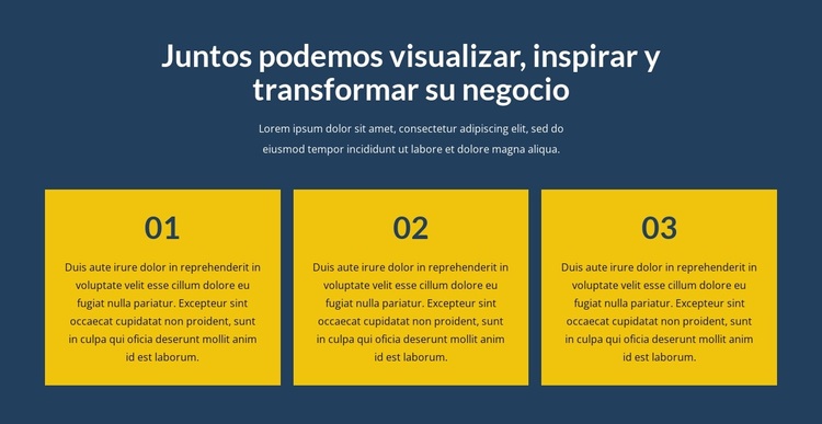 Transforma tu negocio con nosotros Tema de WordPress